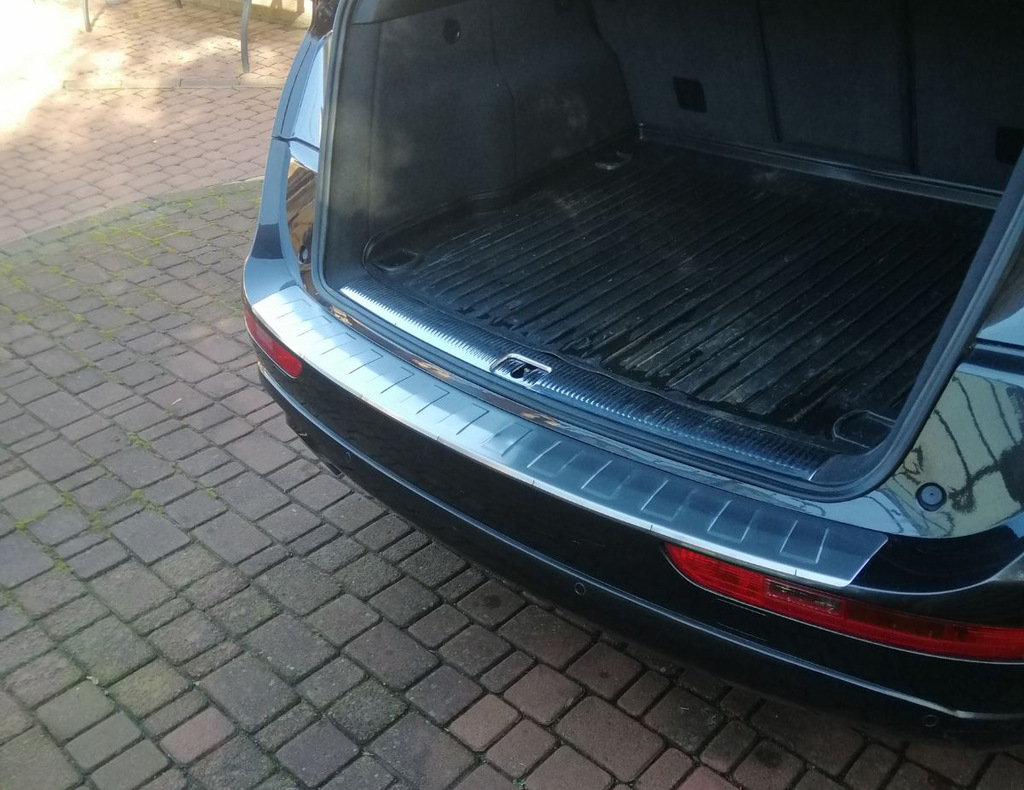 Накладка на задній бампер OmsaLine (нерж.) для Audi Q5 2008-2017