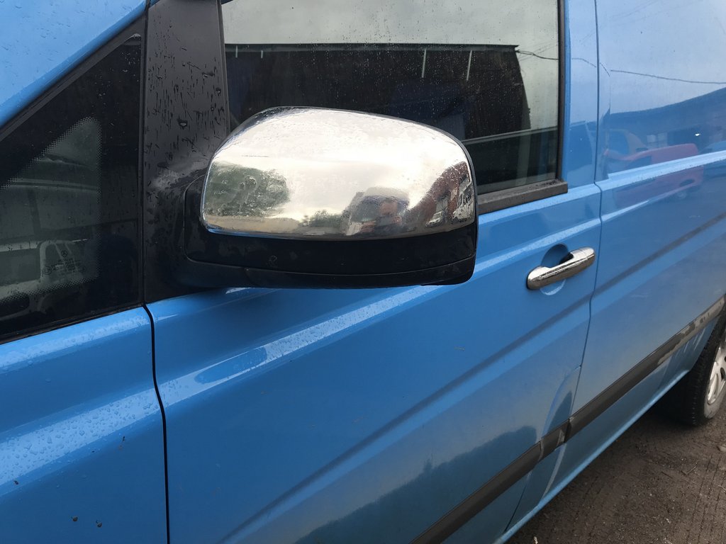 Хром накладки на дзеркала (нерж) Carmos для Mercedes Vito 639 2010-2015