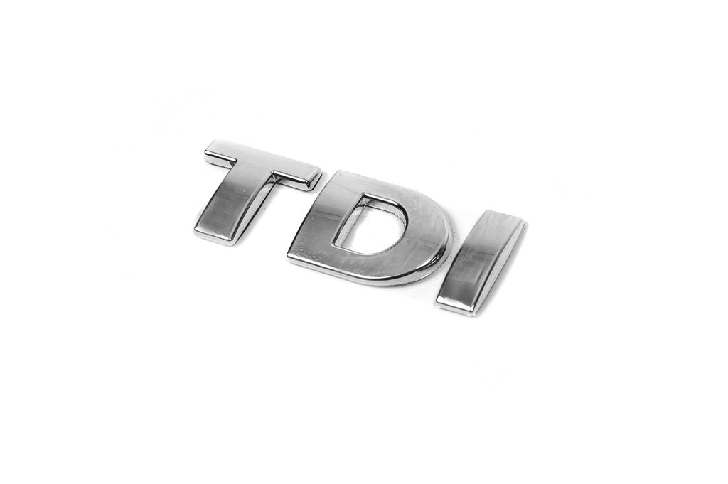 Напис Tdi Під оригінал, Червоні DІ для Volkswagen Golf 5